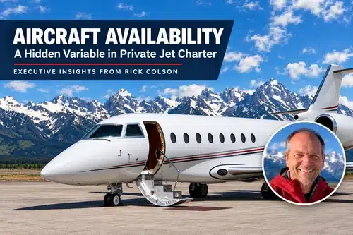 Sun Valley private jet aircraft availability explained by Rick Colson